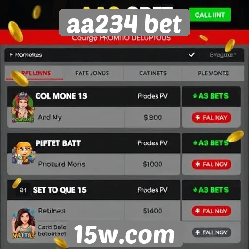 Análise das promoções disponíveis no aa234 bet